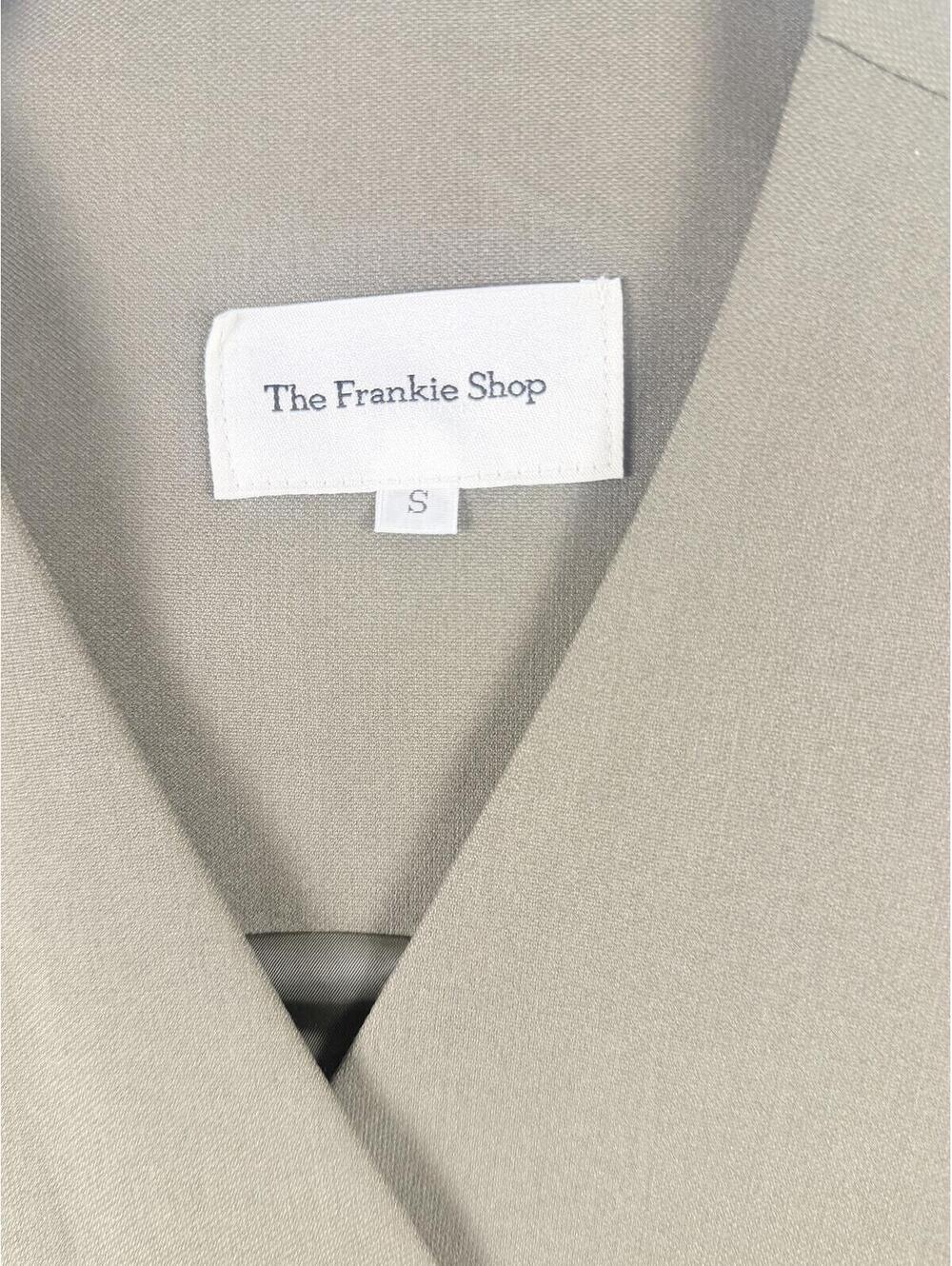 The Frankie Shop Maesa Asymmetric Woven Cross Vest Women's Size Small - Picture 4 of 6